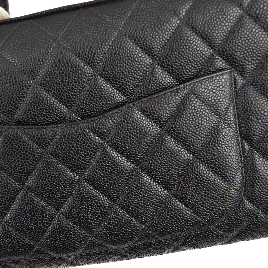 Chanel 2003-2004 Black Caviar Bowling Bag 37 – AMORE Vintage Chanel 2003-2004 Black Caviar Bowling Bag 37 – AMORE Vintage