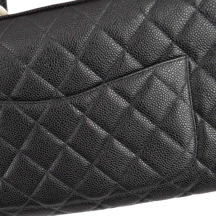 Chanel 2003-2004 Black Caviar Bowling Bag 37