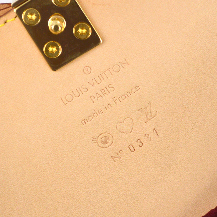 Louis Vuitton 2003 Eye Love Monogram Pochette Eye Miss You M92055