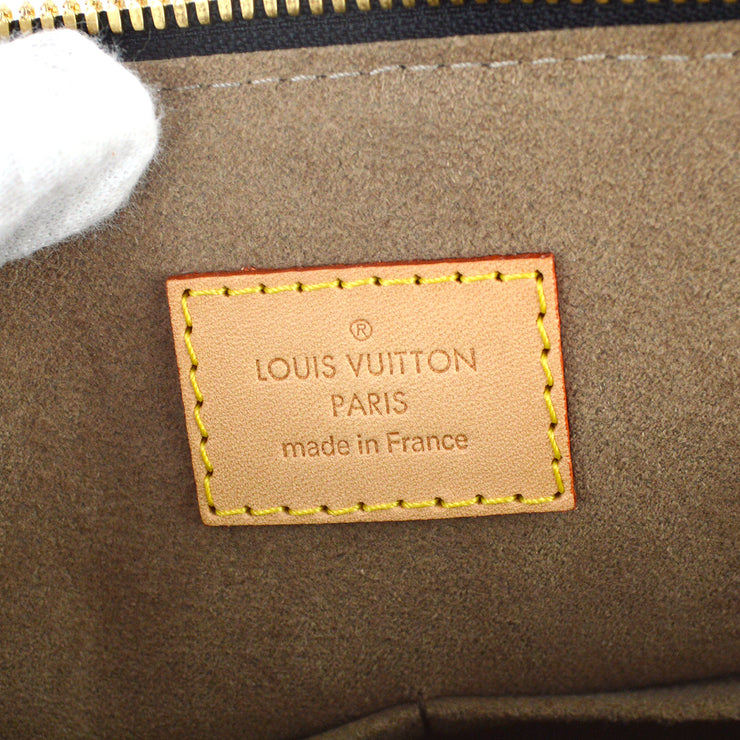 Louis Vuitton 2016 Black Monogram Multicolor Alma PM Handbag M40444