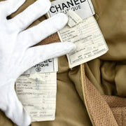 Chanel tweed open-front jacket skirt suit #34