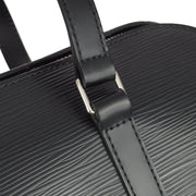 Louis Vuitton 2006 Black Epi Soufflot Handbag M52862