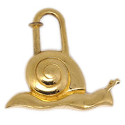 Hermes Snail 1995 Annee De la Route Cadena Lock Bag Charm Gold Small Good
