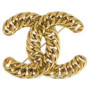 Chanel CC Brooch Pin Gold 1107
