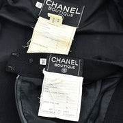 Chanel double-breasted wool skirt suit #36