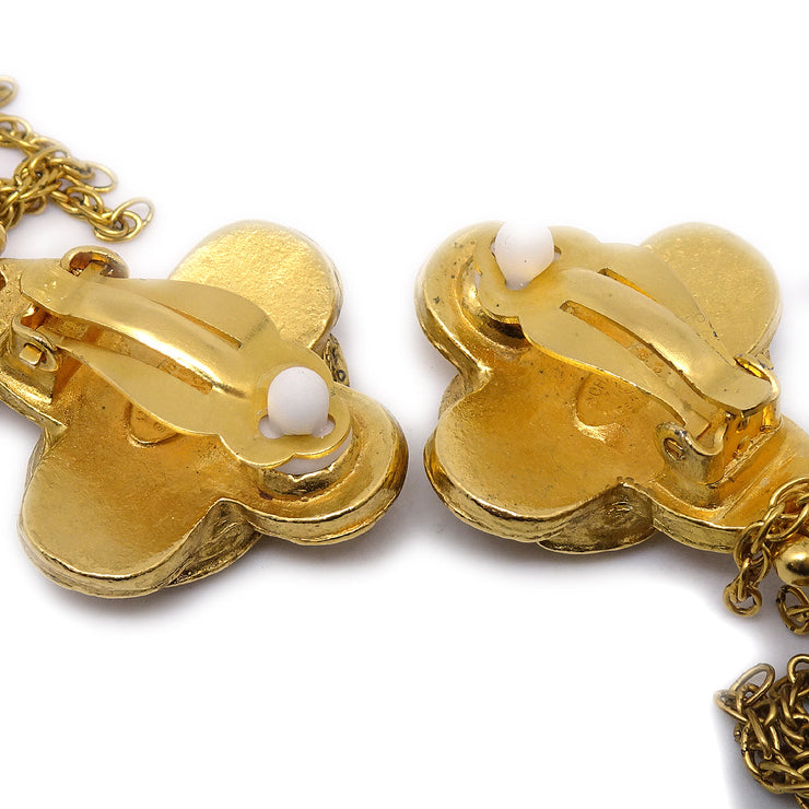 Chanel 1994 Filigree Earrings Clip-On Gold