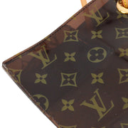 Louis Vuitton 2000 Brown Monogram Vinyl Cabas Cruise Tote Bag M50500