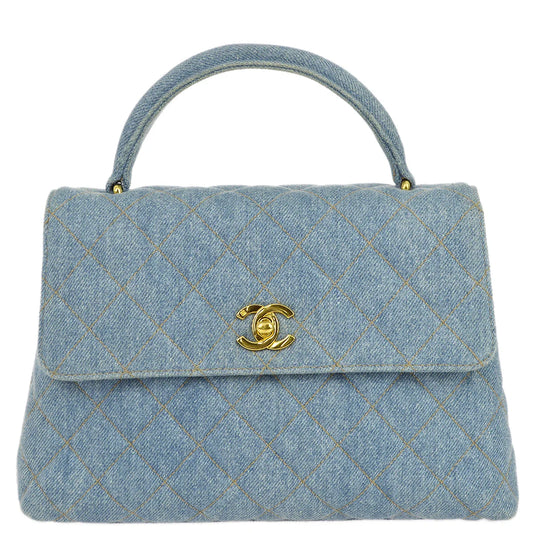 Chanel * 1996-1997 Denim Kelly 25