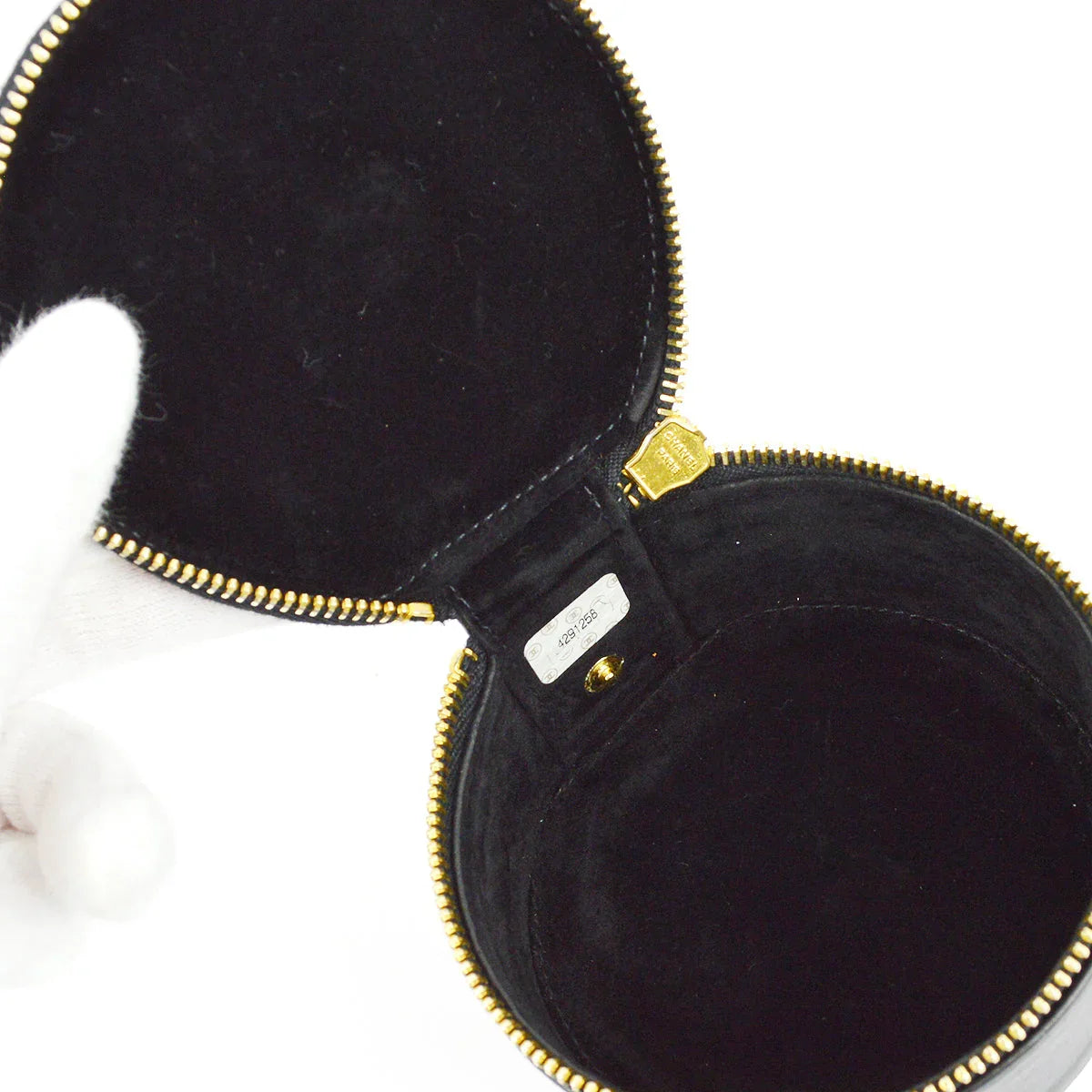 Chanel 1996-1997 Black Lambskin Timeless Jewelry Case