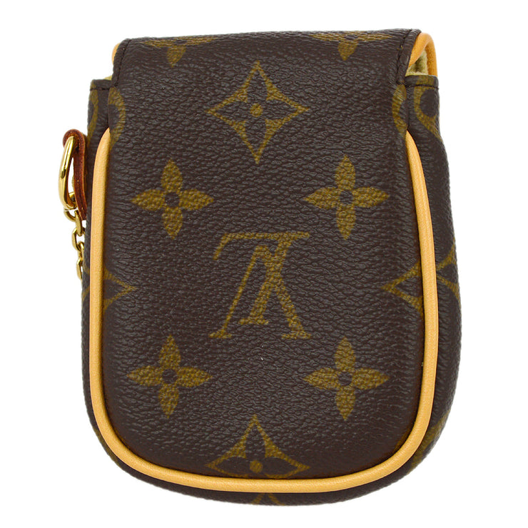 Louis Vuitton 2006 Monogram Pochette Tulum Pouch Bag Key Holder M60020 Small Good