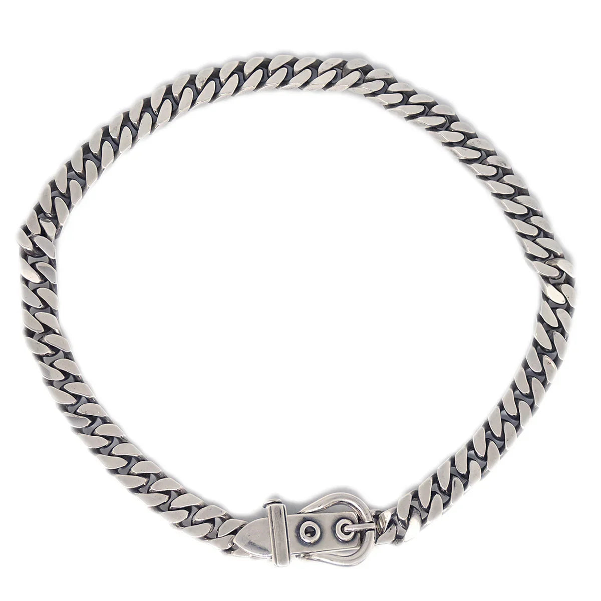 Hermes Boucle Sellier GM Pendant Necklace SV925