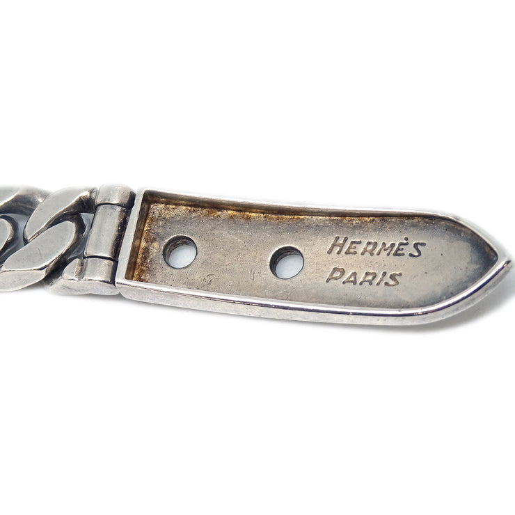 Hermes Boucle Sellier GM Pendant Necklace SV925