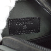 Chanel 2003-2004 Black Green Sport Line Bum Shoulder Bag