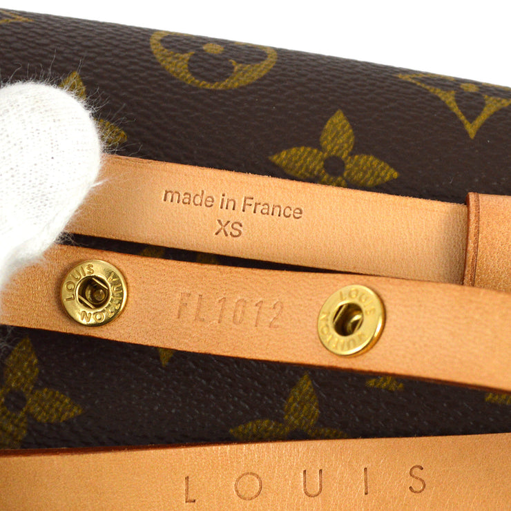 Louis Vuitton 2002 Monogram #XS Pochette Florentine Belt Bum Bag M51855