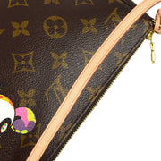 Louis Vuitton 2004 Monogram Panda Pochette Accessoires Handbag M51981