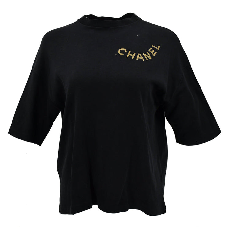 Chanel T-shirt Black #XL