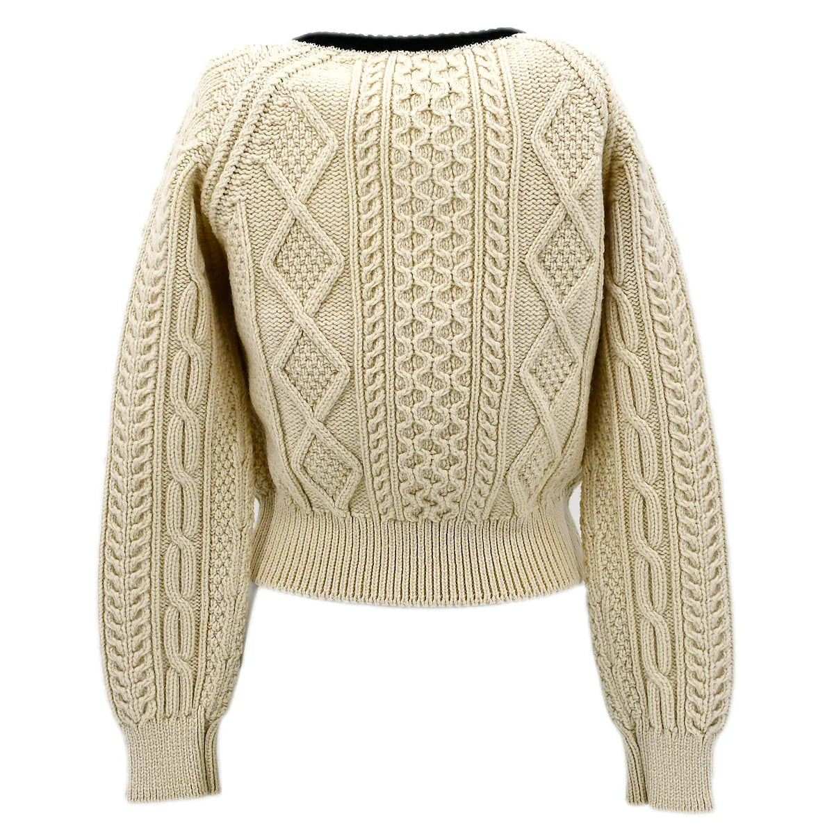Chanel Fall 1996 wool fisherman knit jumper #42