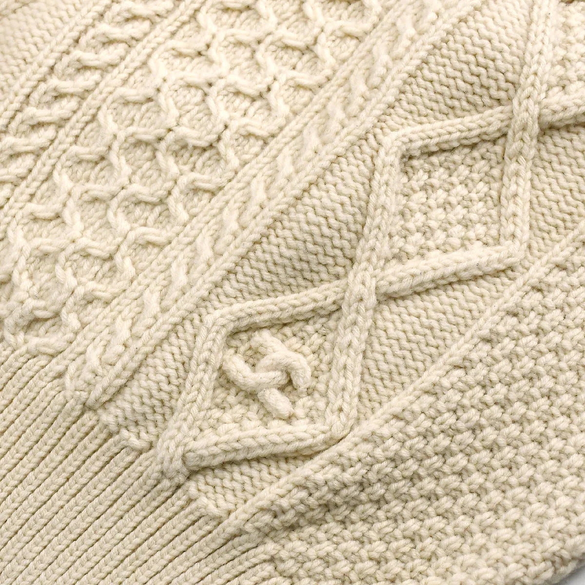 Chanel Fall 1996 wool fisherman knit jumper #42