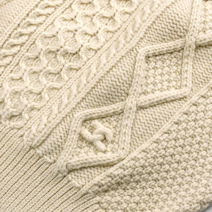 Chanel Fall 1996 wool fisherman knit jumper #42