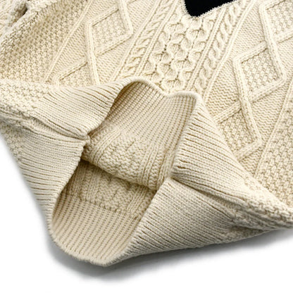 Chanel Fall 1996 wool fisherman knit jumper #42