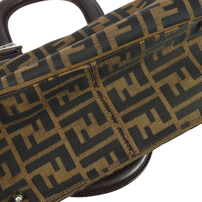 Fendi 2000 Brown Zucca Tote Handbag