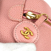 Chanel 2003-2004 Pink Caviar Timeless Vanity Handbag