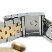 ロレックス 1991 オイスターパーペチュアルデイトジャスト 腕時計 Ref.16233 34mm 18KYG SS ダイヤモンド