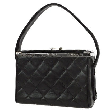 Chanel 1996-1997 Black Lambskin Handbag