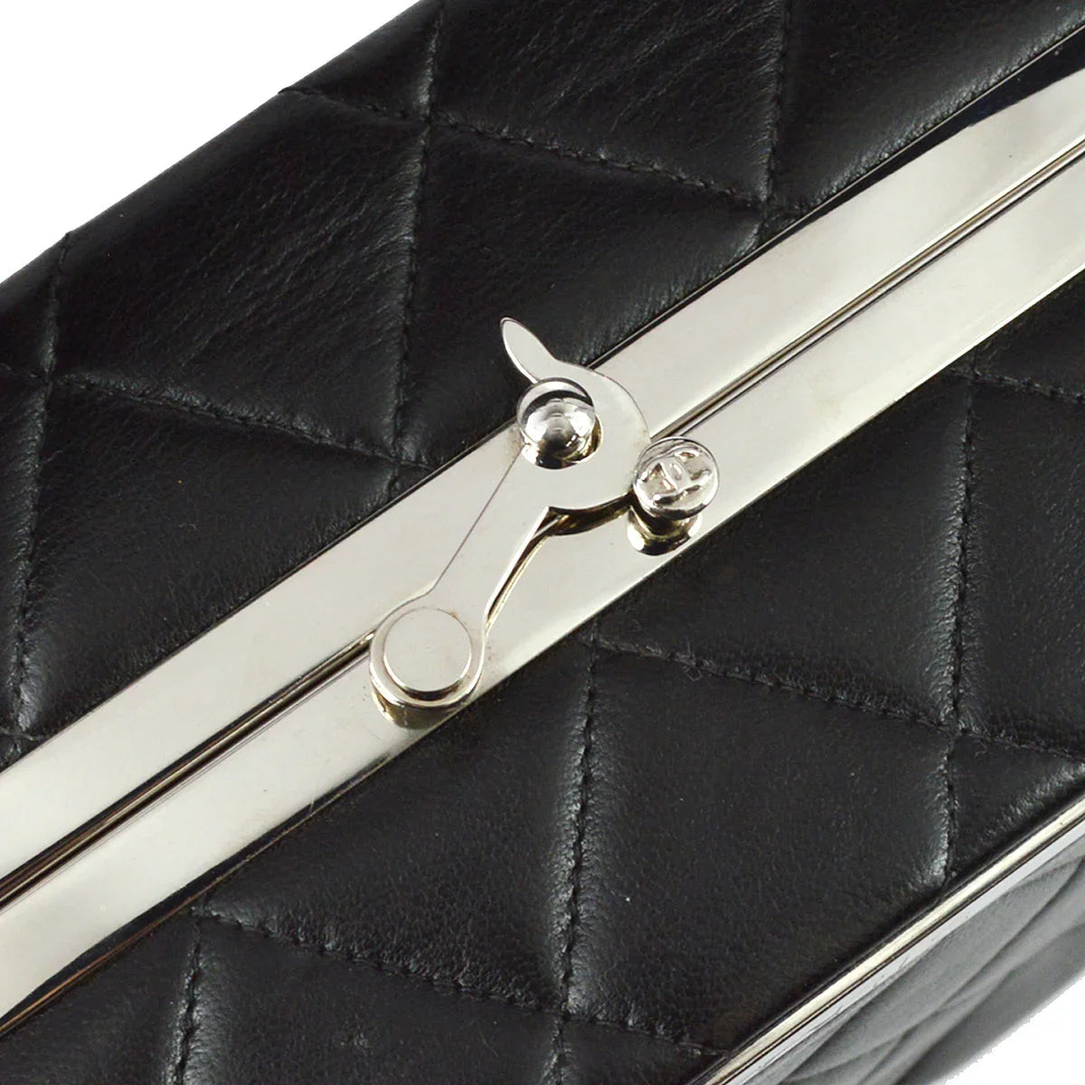 Chanel 1996-1997 Black Lambskin Handbag