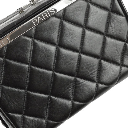 Chanel 1996-1997 Black Lambskin Handbag