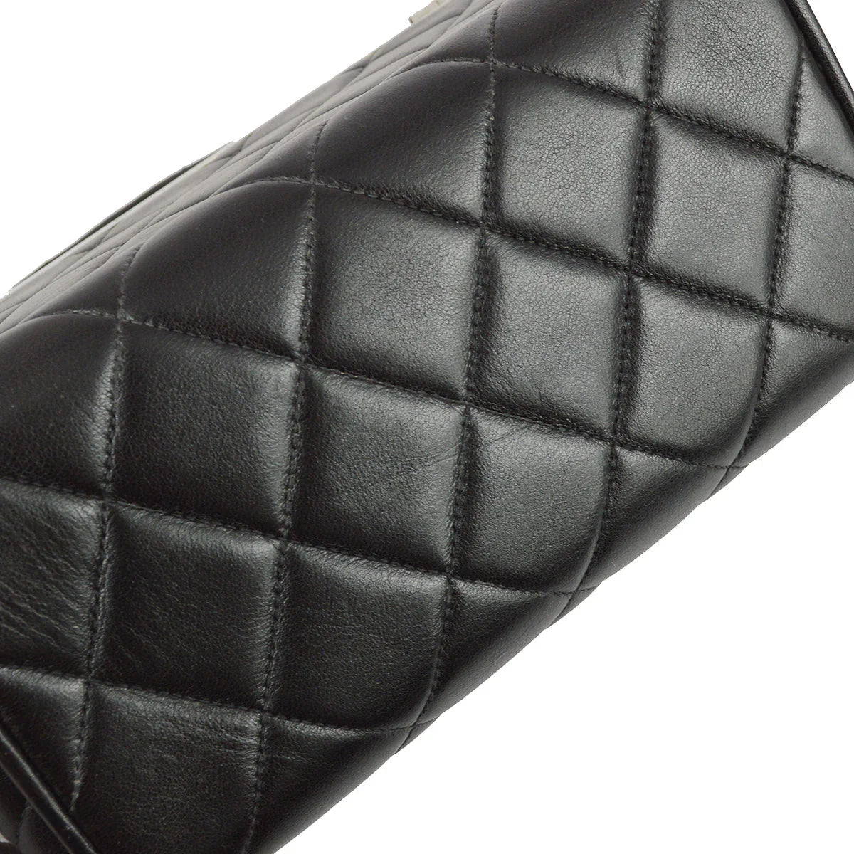 Chanel 1996-1997 Black Lambskin Handbag