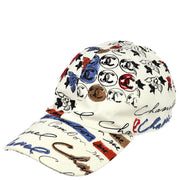Chanel Cap Hat White #M Small Good