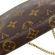 Louis Vuitton 2007 Monogram Mini Pochette Accessoires Handbag M58009