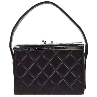 Chanel 1996-1997 Black Lambskin Handbag