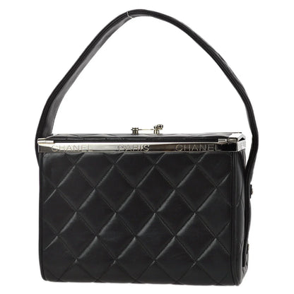 Chanel 1996-1997 Black Lambskin Handbag