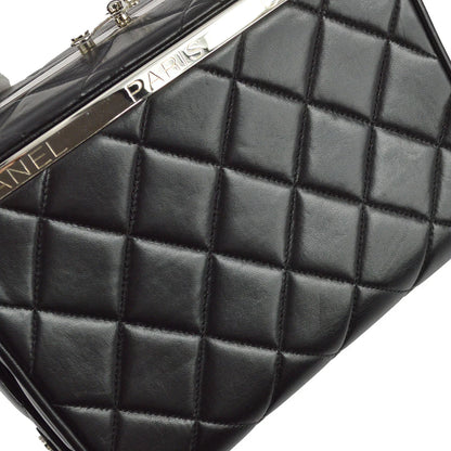 Chanel 1996-1997 Black Lambskin Handbag