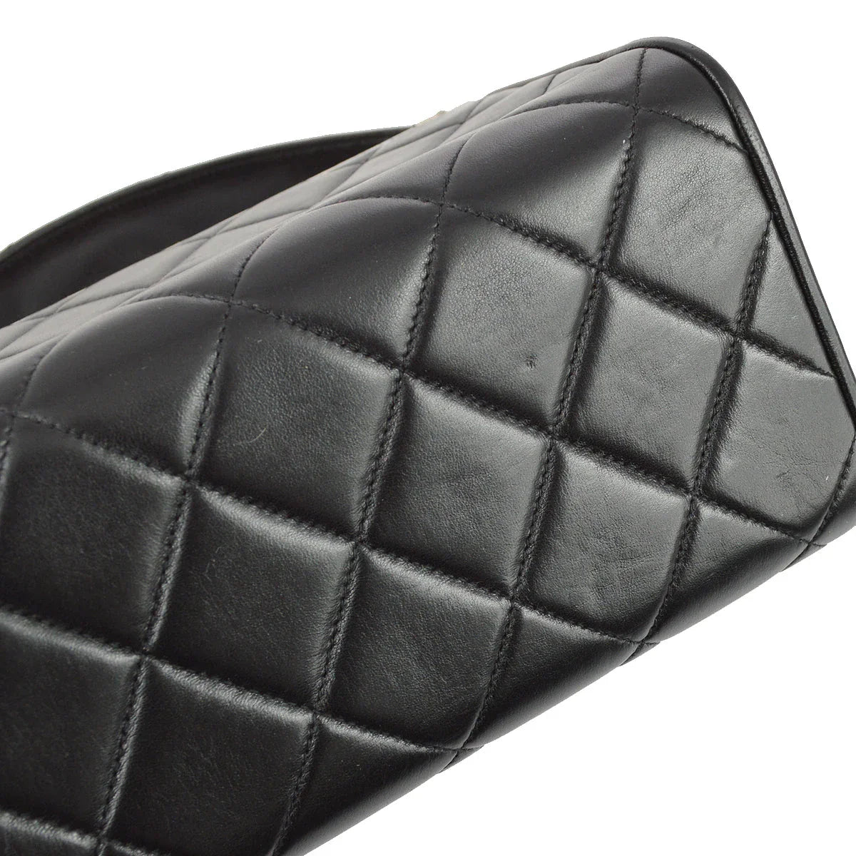 Chanel 1996-1997 Black Lambskin Handbag