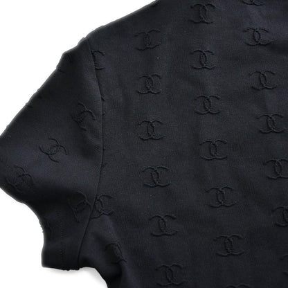 Chanel Spring 1997 CC Logo Embroidered Cropped Top