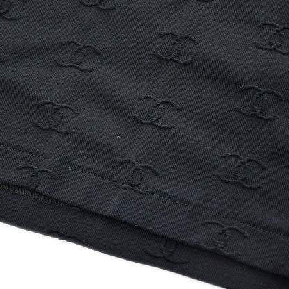 Chanel Spring 1997 CC Logo Embroidered Cropped Top
