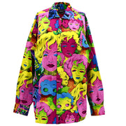 Versace 1993 Betty Boop-print cotton shirt #S