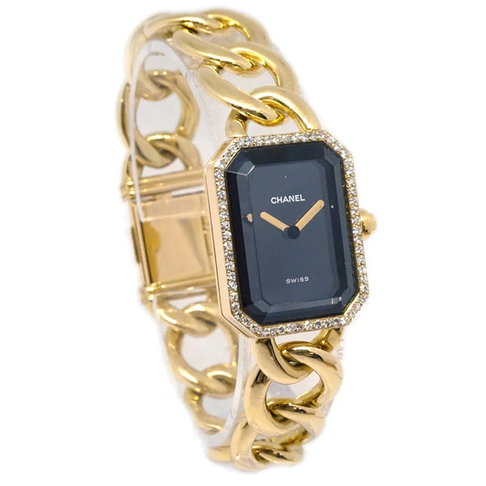 Chanel Premiere Watch 18KYG Diamond #L