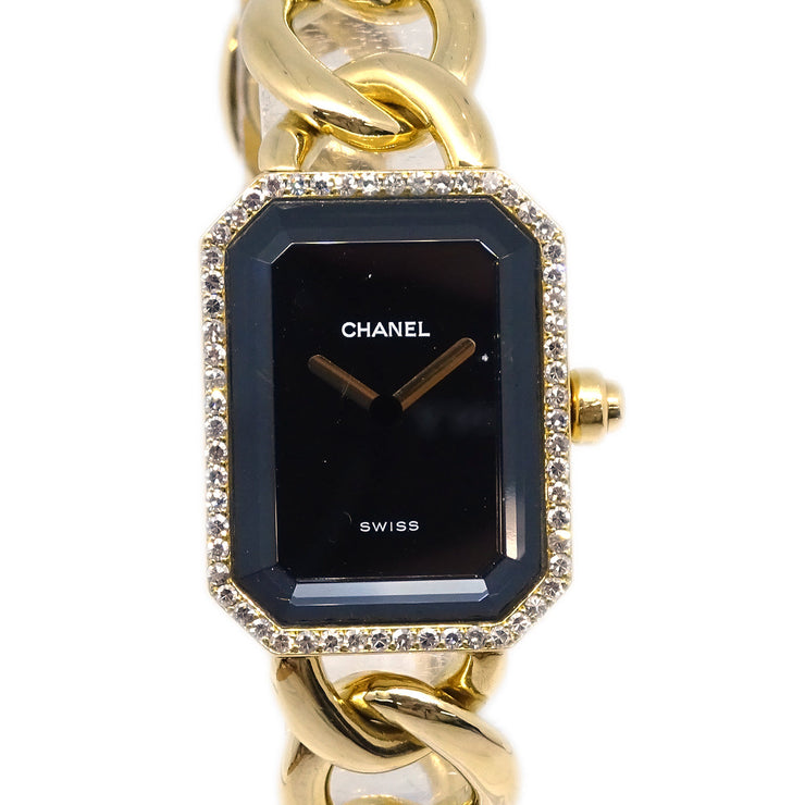 Chanel Premiere Watch 18KYG Diamond #L