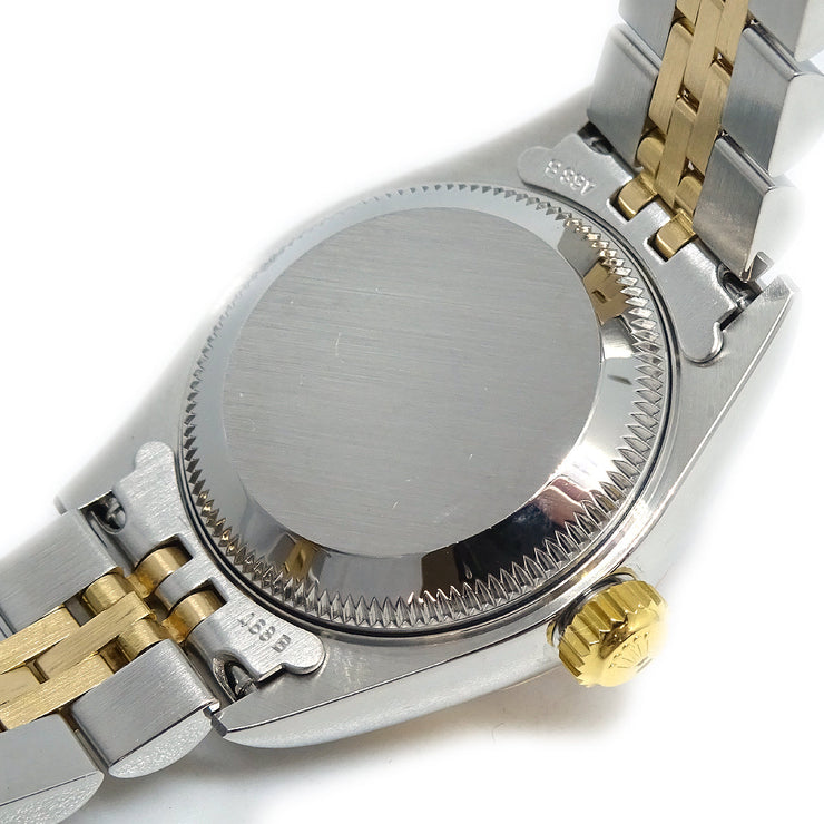 ロレックス オイスターパーペチュアルデイトジャスト 腕時計 Ref.79173OPG 26mm 18KYG SS ダイヤモンド