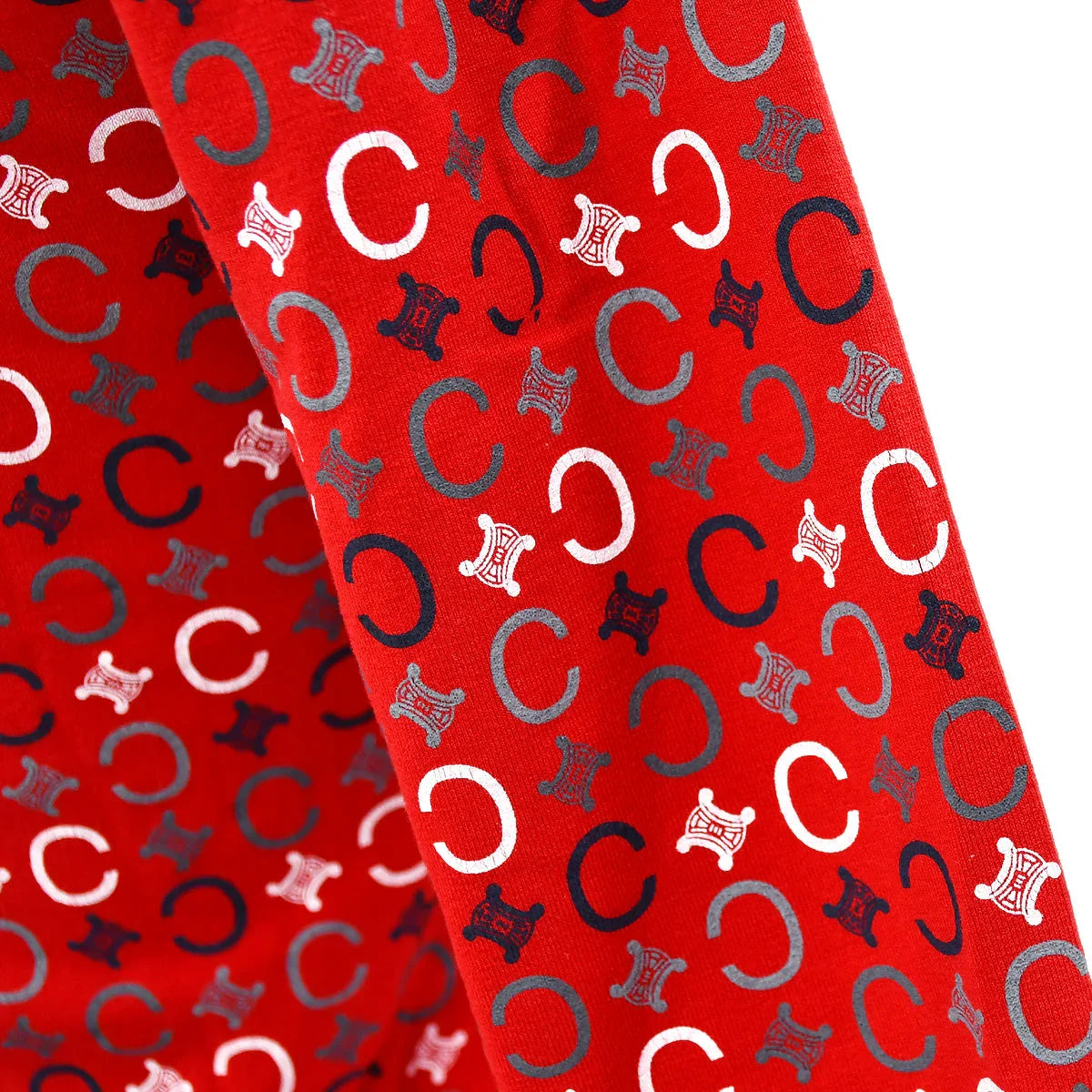 Celine C Macadam T-shirt Red #M