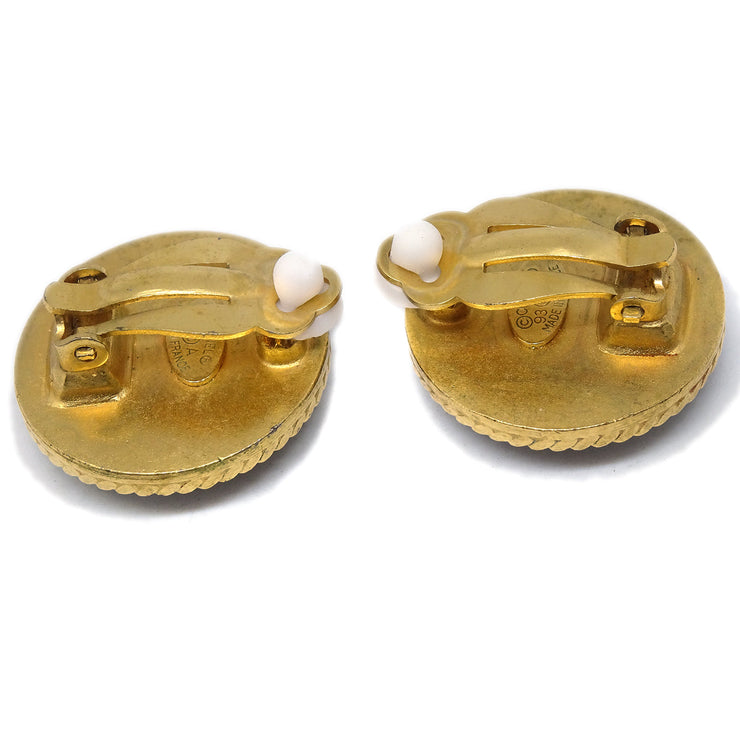 1994 CC button earrings