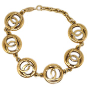 Chanel CC Bracelet Gold 1983