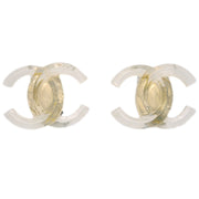 Chanel CC Earrings Clip-On Clear 02P