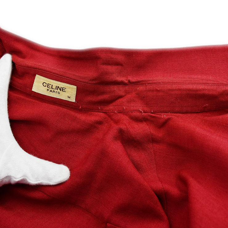 Celine Shirt Blouse Red #M