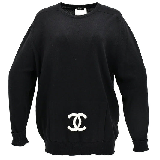 Chanel Fall 1994 CC Logo Cashmere Sweater