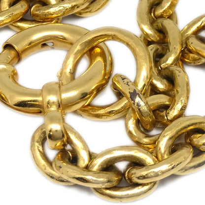 Chanel Triple CC Chain Pendant Necklace Gold 94A